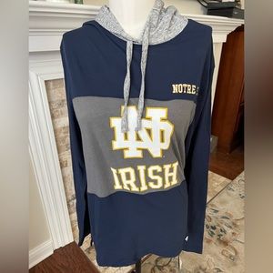 🆕 Notre Dame size Medium (Unisex) pull on embroidered light weight cotton blend